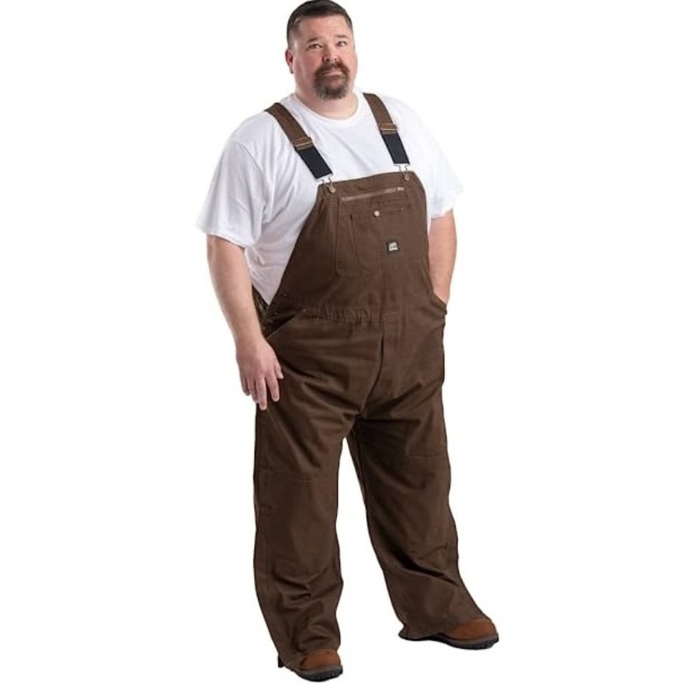 NWT Berne Men's Acre Unlined Washed Duck Bib Overalls Size 40x34 $120 CC101